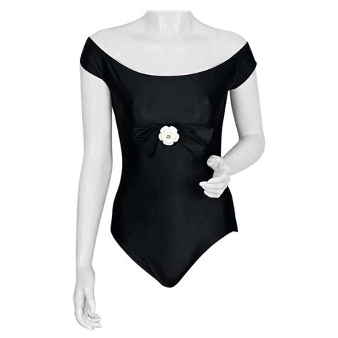 vintage chanel swimsuit|Vintage Chanel Swimwear .